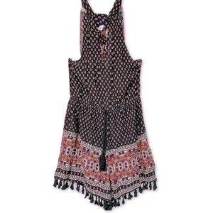 printed romper, size small